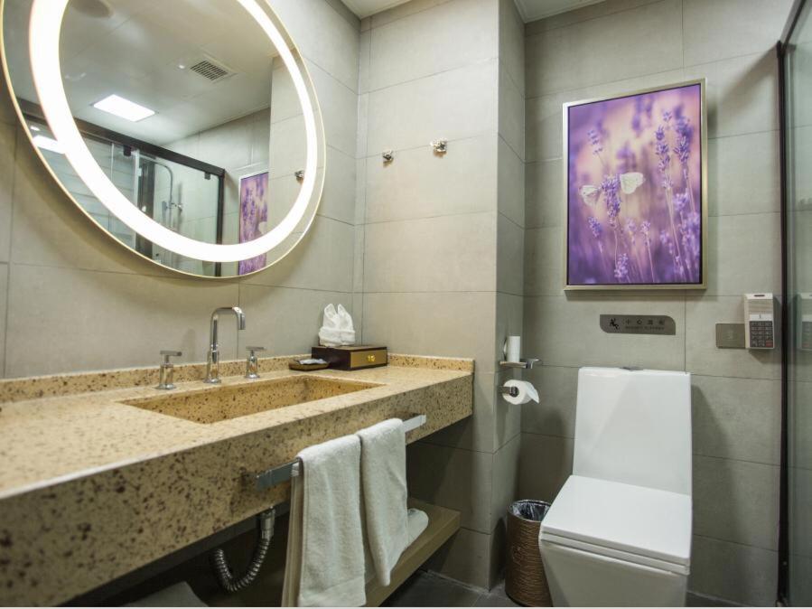 Lavande Hotels Heze Changjiang Road Wanda Plaza Exterior foto