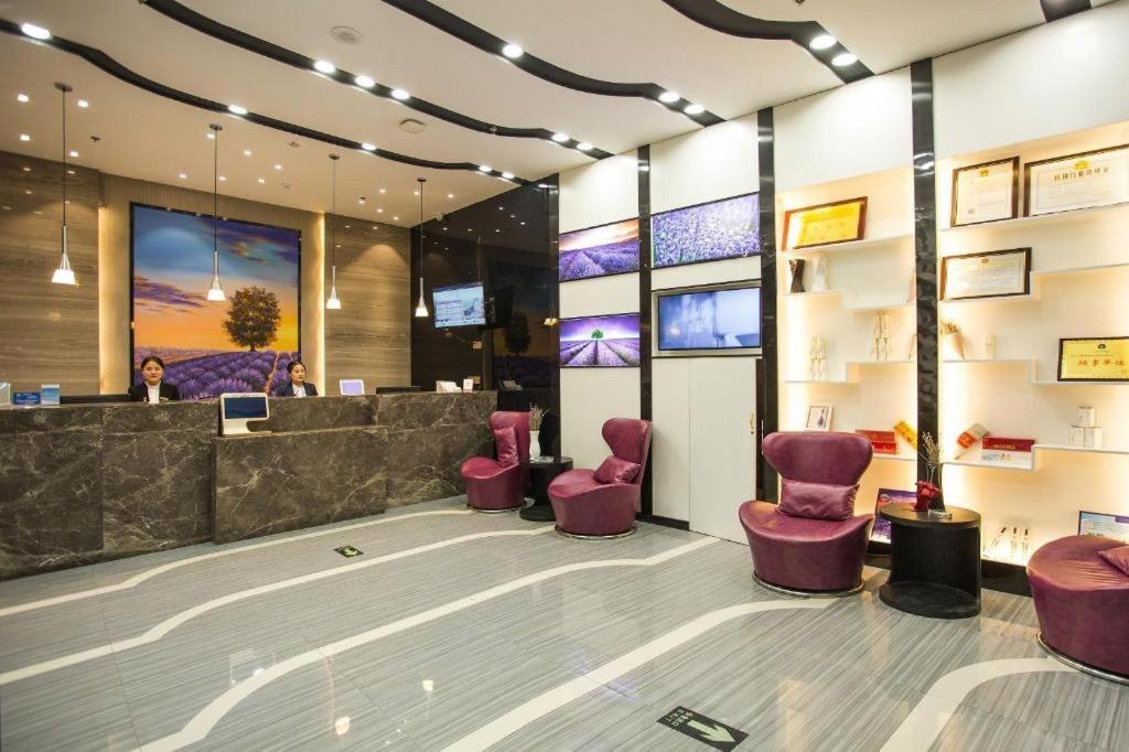 Lavande Hotels Heze Changjiang Road Wanda Plaza Exterior foto